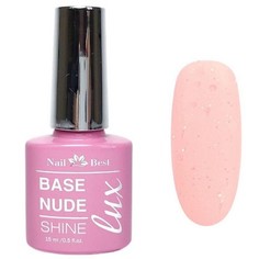 Nail Best, База LUX Sparkle Beige, 15 мл