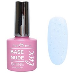 Nail Best, База LUX Sparkle Blue, 15 мл