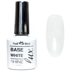 Nail Best, База LUX White Shine, 15 мл