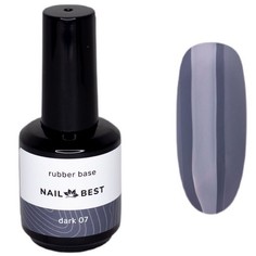 Nail Best, База Rubber Dark №07, 15 мл