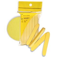 Chivey, Спонж для умывания, желтый, 12 шт.