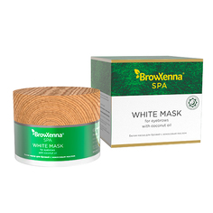 BrowXenna, Белая маска для бровей, 15 мл