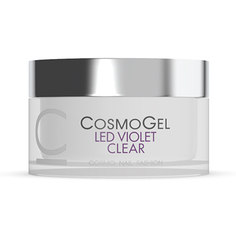 Cosmolac, Гель для наращивания Cosmo Builder LED Violet Clear, 50 мл
