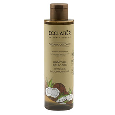 GREEN Шампунь для волос Питание & Восстановление ORGANIC COCONUT Ecolatier