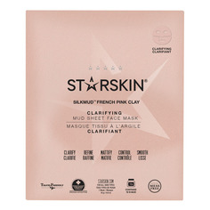 Маска для лица очищающая с французской розовой глиной Starskin