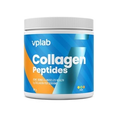 Коллаген пептиды Collagen Peptides для красоты, гидролизованный коллаген, магний и витамин C, порошок, апельсин Vplab