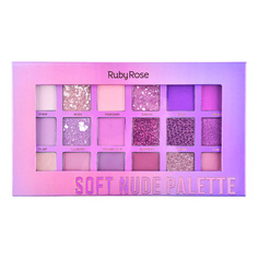 Палетка теней для век Soft Nude Ruby Rose