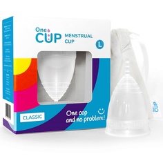 Менструальная чаша Classic прозрачная размер L Onecup