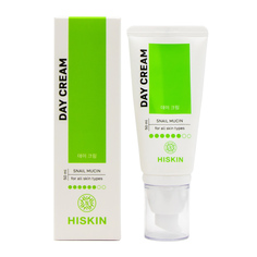 Дневной крем для лица с муцином улитки Hiskin
