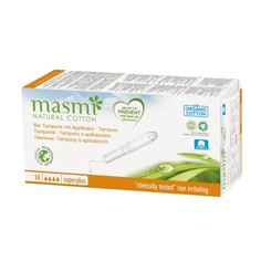 MASMI Натуральные тампоны с аппликатором Masmi Super Plus