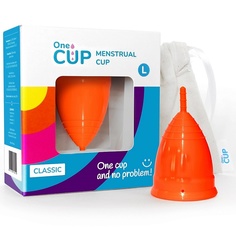 Менструальная чаша Classic оранжевая размер L Onecup