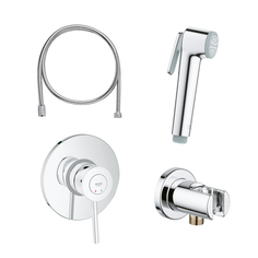 Набор для гигиенического душа, GROHE BauClassic, хром, (124434)