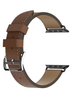 Аксессуар Ремешок SwitchEasy для APPLE Watch 38-40-41mm Classic Leather Brown GS-107-185-274-23