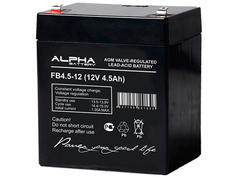 Аккумулятор LFA 12V 4.5Ah FB4.5-12 Alpha