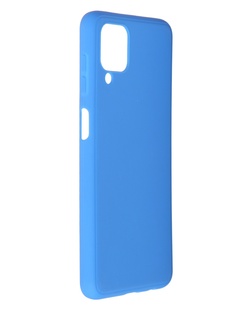 Чехол LuxCase для Samsung Galaxy A12 TPU Blue 1.1mm 62245