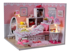 Конструктор DIY House Комната маленькой принцессы 134 дет. M001 / 9-58-011376