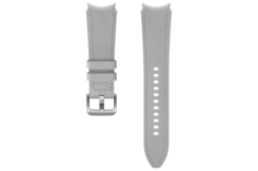 Ремешок Samsung Hybrid Leather Watch4 (M/L), серебристый