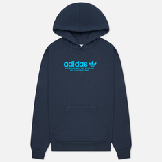 Мужская толстовка adidas Skateboarding 4.0 Logo Hoodie, цвет синий