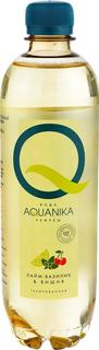 Напиток Aquanika Рефреш со вкусом лайм-базилик и вишни, 0,5л Акваника