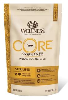 Сухой корм Wellness CORE &quot;Курица с индейкой&quot; для стерилизованных кошек, 300гр Cor.E