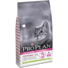 Сухой корм ProPlan для кошек с чувствительным пищеварением и привередливых к еде, ягненок, 10кг