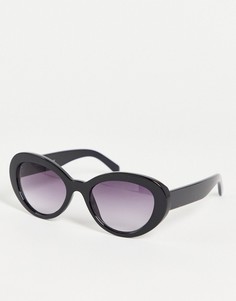 Солнцезащитные очки в массивной черной оправе AJ Morgan-Черный цвет
