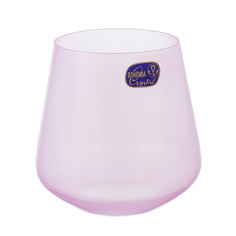 Набор стаканов sandra 290 мл (6 шт) (crystalex bohemia) розовый 17x21x13 см.