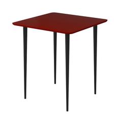 Стол спутник квадро (woodi) красный 70x74x70 см.