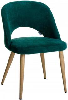 Кресло lars изумрудный/ натуральный дуб (r-home) бирюзовый 49x76x58 см.