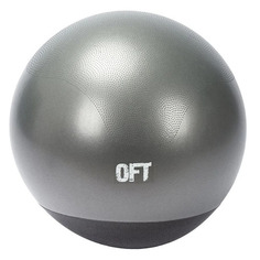 Мяч гимнастический Original FitTools FT-GTTPRO ф.:круглый d=55см серый/черный (FT-GTTPRO-55)