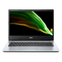 Ноутбук Acer Aspire 1 A114-33-P9R1, 14", IPS, Intel Pentium Silver N6000 1.1ГГц, 4ГБ, 128ГБ eMMC, Intel UHD Graphics , Windows 11 Home, NX.A7VER.00U, серебристый