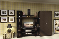 Гостиная Рубис со шкафом с250к НВ Фиеста Эко