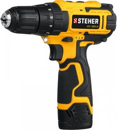 Дрель-шуруповерт STEHER CD-120-2