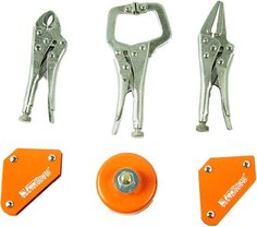 Набор ручного инструмента FoxWeld MULTI-6 (оранжевый, серебристый)