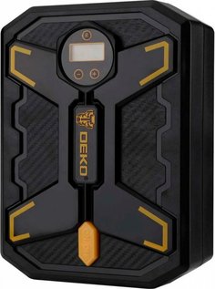Автомобильный компрессор Deko цифровой DKCP 150 Psi, LCD (черно-желтый) ДЕКО