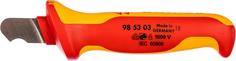 Нож для изолирующих материалов Knipex KN-985303 (красно-желтый)
