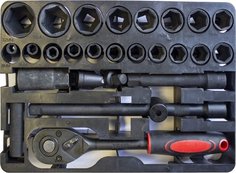 Набор инструментов WMC Tools 48764 (черно-красный)