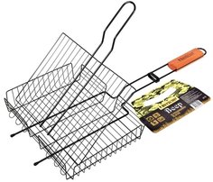 Решетка-гриль Boyscout + картонный веер 61303 (черный)