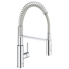 Смесители для кухни смеситель для кухни GROHE Get поворотный излив хром