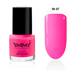 YMMY Professional, Лак для ногтей Gel Formula №7