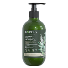Biodepo, Гель для душа Tea Tree oil & Rosemary oil, 475 мл