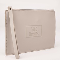 Сумка клатч no limits, кожзам, 22 х 15 см, цвет серый Nazamok