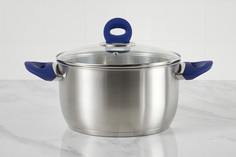 Кастрюля с крышкой Azzuro Regent Inox