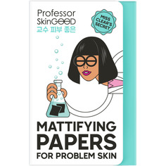Матирующие салфетки для проблемной кожи Professor Skingood