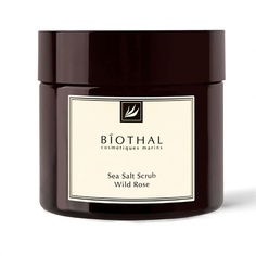 BIOTHAL Скраб соляной для тела Дикая роза Sea Salt Scrub Wild Rose