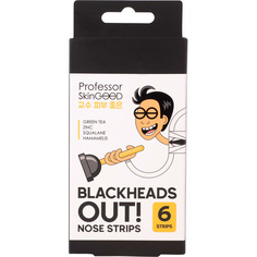 Полоски для носа PROFESSOR SKINGOOD с экстрактом гамамелиса очищающие 6 шт