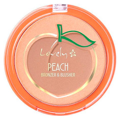 Румяна и бронзирующая пудра для лица LOVELY PEACH BRONZER &amp; BLUSHER