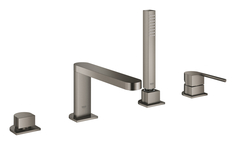 Смеситель для ванны GROHE Plus на 4 отверстия, темный графит матовый (29307AL3)
