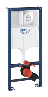 Инсталляция для подвесного унитаза GROHE Rapid SL в сборе 3-в-1, с накладной панелью Nova Cosmopolitan, хром (38860000)