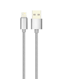 Аксессуар Olmio USB 2.0 - Magic 5/8 MicroUSB + Lightning 1m 2.1А 38767